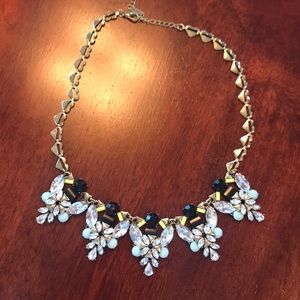 Statement Necklace with Colorful Detail Pendants